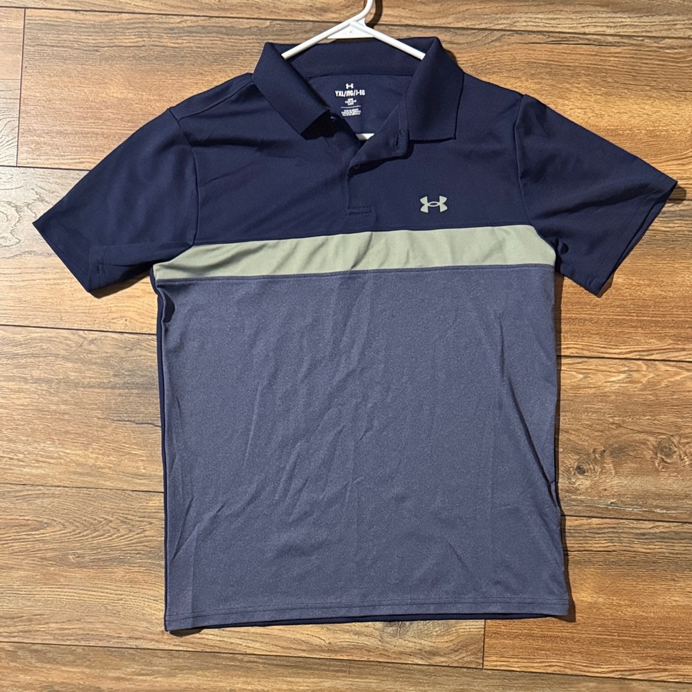 Under Armour Polo in Navy and Gray